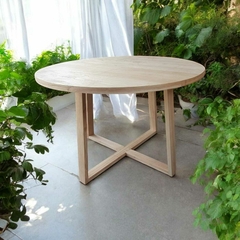 COMBO Mesa redonda Gervasoni 1.00 m con regrueso Y 4 Sillas en Paraíso - comprar online