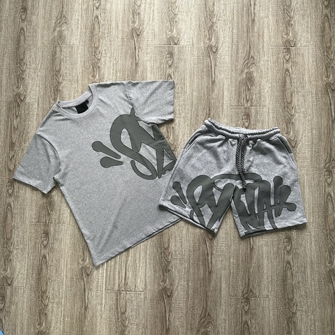 Conjunto Shorts Synaworld Cinza