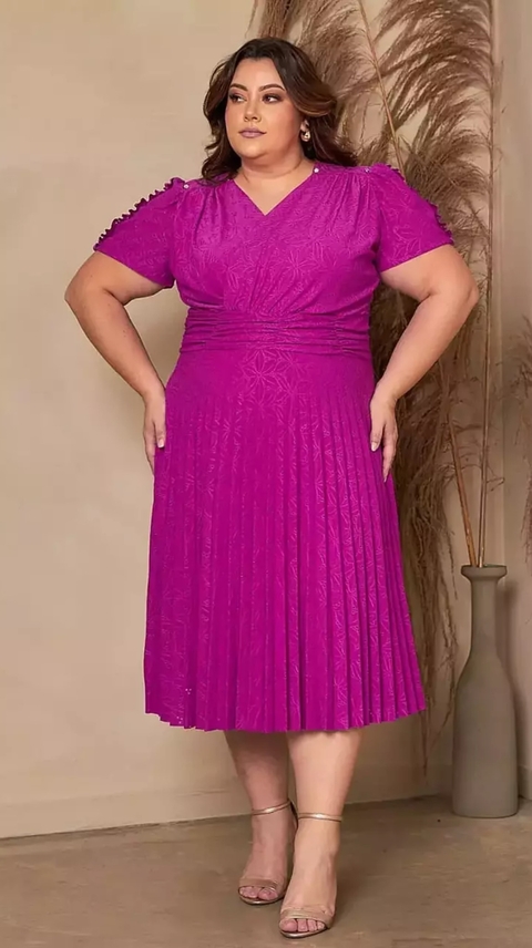 Vestido Malha Laise Linha Plus - comprar online