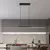 Pendente Linear LED Moderno para Sala de Jantar e Cozinha