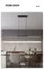 Pendente Linear LED Moderno para Sala de Jantar e Cozinha - loja online