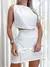 Conjunto Cropped e Saia em Alfaiataria Eduarda Ref. 557
