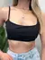 Cropped em Ribana Alça Fina com Elástico Doris Ref. 991 - comprar online