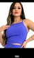 Cropped amarração Feminino em Top Com Ajuste de Regulagem Alcinha Trançada nas Costas - ExpressShop