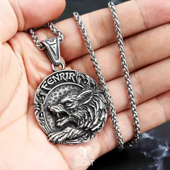 Imagem do Pingente - Fenrir & Ægishjálmr