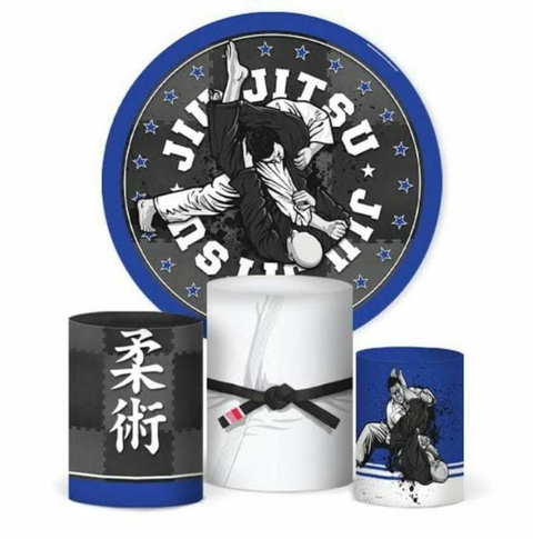 KIT PAINEL E TRIO DE CAPAS CILINDROS - JIU JITSU