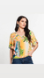 Blusa Estampada Amarela - comprar online