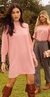 Vestido Feminino Poá Rosa - comprar online
