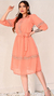 Vestido Chiffon Devorê - comprar online
