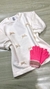 Vestido Manga Longa Off White