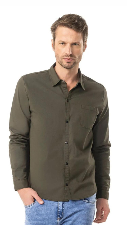Camisa Masculina Verde - comprar online
