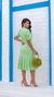 Vestido Laise Verde Lima - comprar online