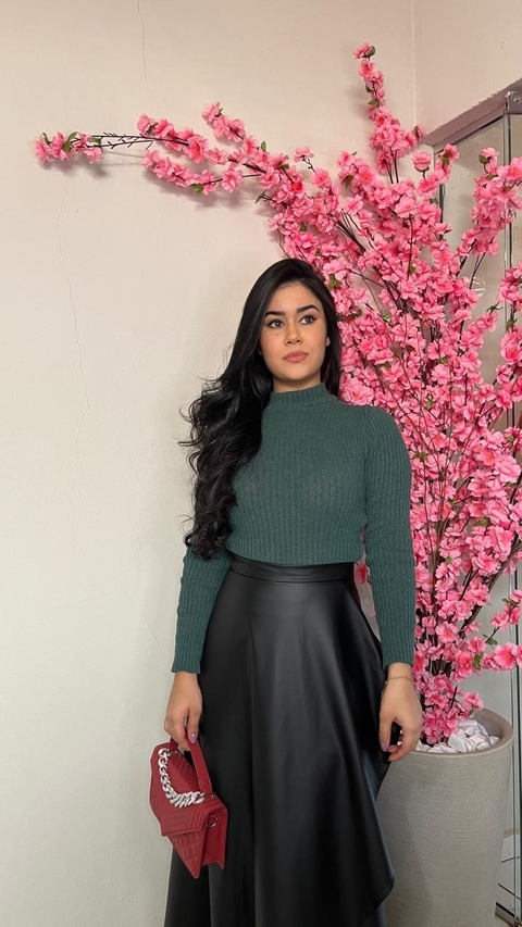 Blusa Canelada Manga Longa - comprar online