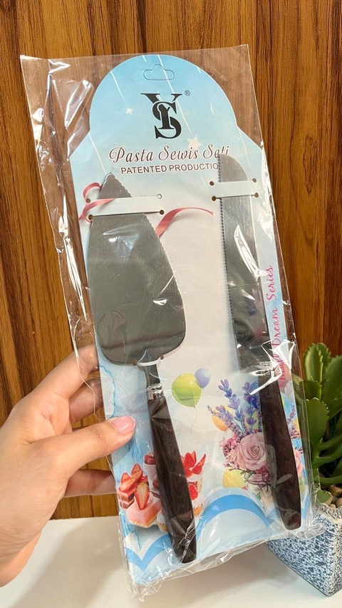 Kit Espátula E Faca Para Bolo - comprar online