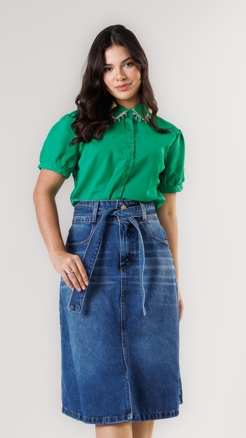 Saia Jeans Analu