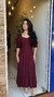 Vestido Viscolinho Marsala