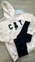 Conjunto Blusão Infantil Com Legging Off White