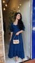 Vestido Azul Petróleo Viscolinho - loja online