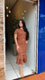 Vestido Tweed Marrom - Rizelma Santos