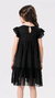 Vestido Infantil Tule Preto na internet