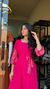 Vestido Camili Pink - Rizelma Santos