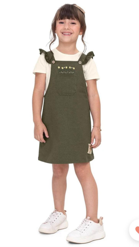 Salopete Infantil Verde - comprar online