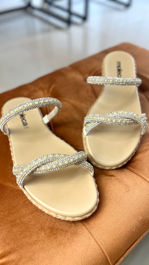 Papete Moleca Creme Cristal Pérola Champagne - comprar online