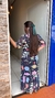 Vestido Tule Floral Escuro - comprar online