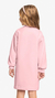 Vestido Manga Longa Rosa - Rizelma Santos