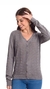 Cardigan Em Tricot Cinza