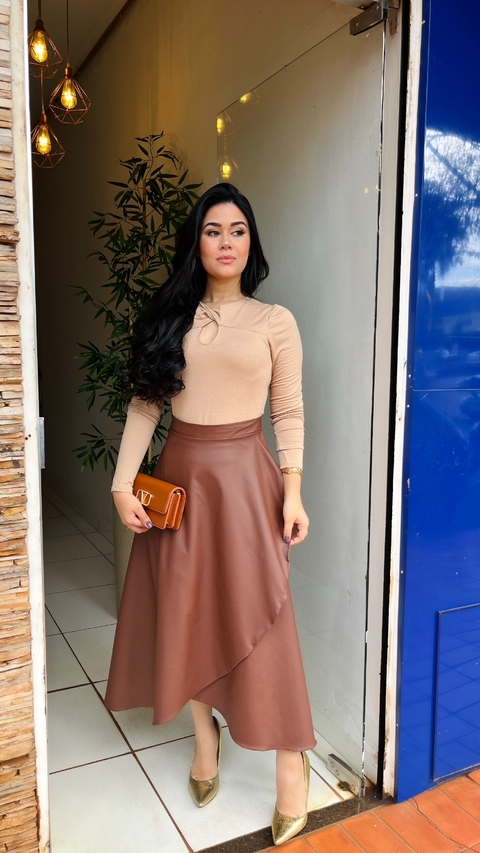 Saia Courino Envelope Caramelo