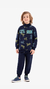 Conjunto Infantil Jaqueta Com Calça Azul Marinho - comprar online