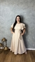 Vestido Nude Mídi