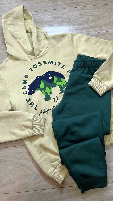 Conjunto Moletom Infantil Verde