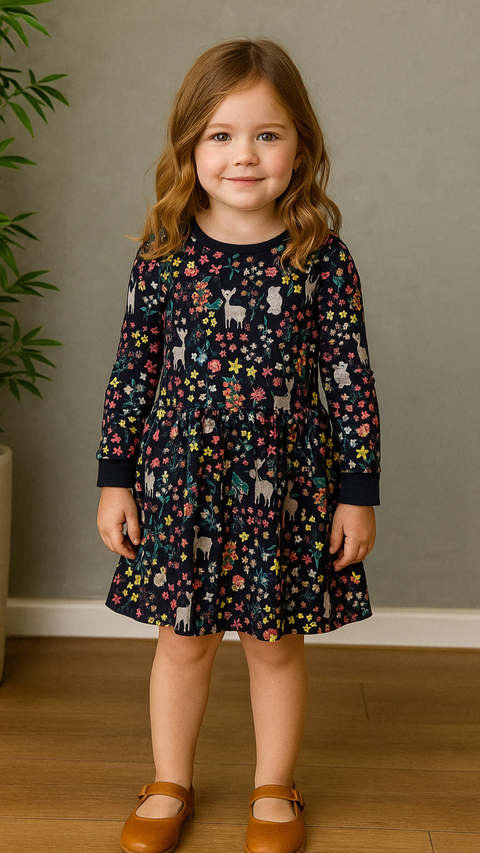 Vestido Infantil Floral - comprar online