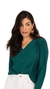 Blusa Manga Longa Verde