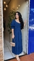 Vestido Azul Petróleo Viscolinho - Rizelma Santos
