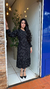 Vestido Manga Longa Poá Preto - Rizelma Santos