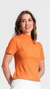 Blusa Gola Alta Laranja - Rizelma Santos