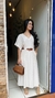 Saia Off White Dourada - Rizelma Santos
