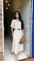 Blusa Off White Dourada - Rizelma Santos