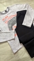 Conjunto Moletom Infantil Cinza
