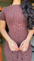 Vestido Tricô Marrom na internet