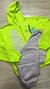 Conjunto Moletom Infantil Verde Neon