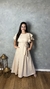 Vestido Nude Mídi - Rizelma Santos