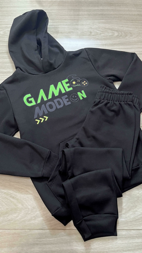 Conjunto Moletom Infantil Preto