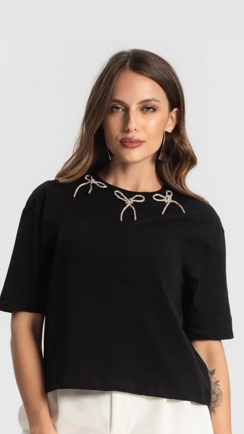 Blusa Laço Preta