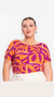 Blusa Folhas Laranja - loja online