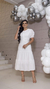 Vestido Laise Branco - Rizelma Santos