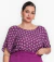 Blusa Roxa Estampada - comprar online